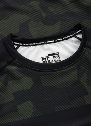 Rashguard Langarm tailliert DILLARD CASINO Olive Camo
