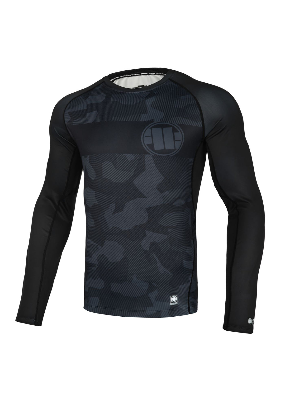 Rashguard Langarm tailliert DILLARD CASINO Grey Camo