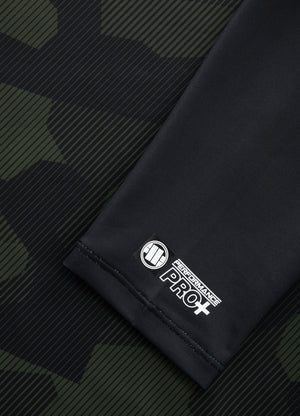 Rashguard Langarm tailliert DILLARD CASINO Olive Camo