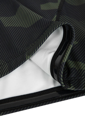 Rashguard Langarm tailliert DILLARD CASINO Olive Camo
