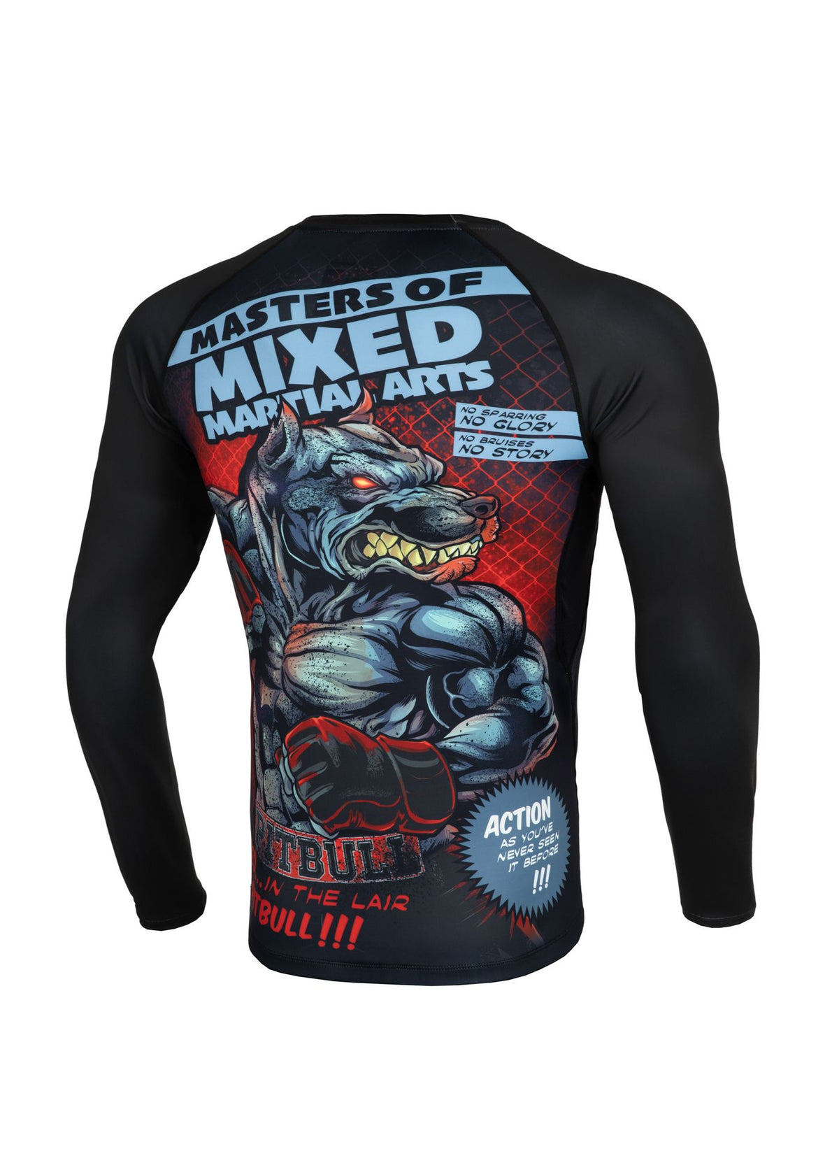 Langarm-Rashguard Performance Pro plus Masters of MMA