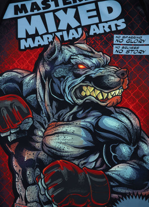 Langarm-Rashguard Performance Pro plus Masters of MMA
