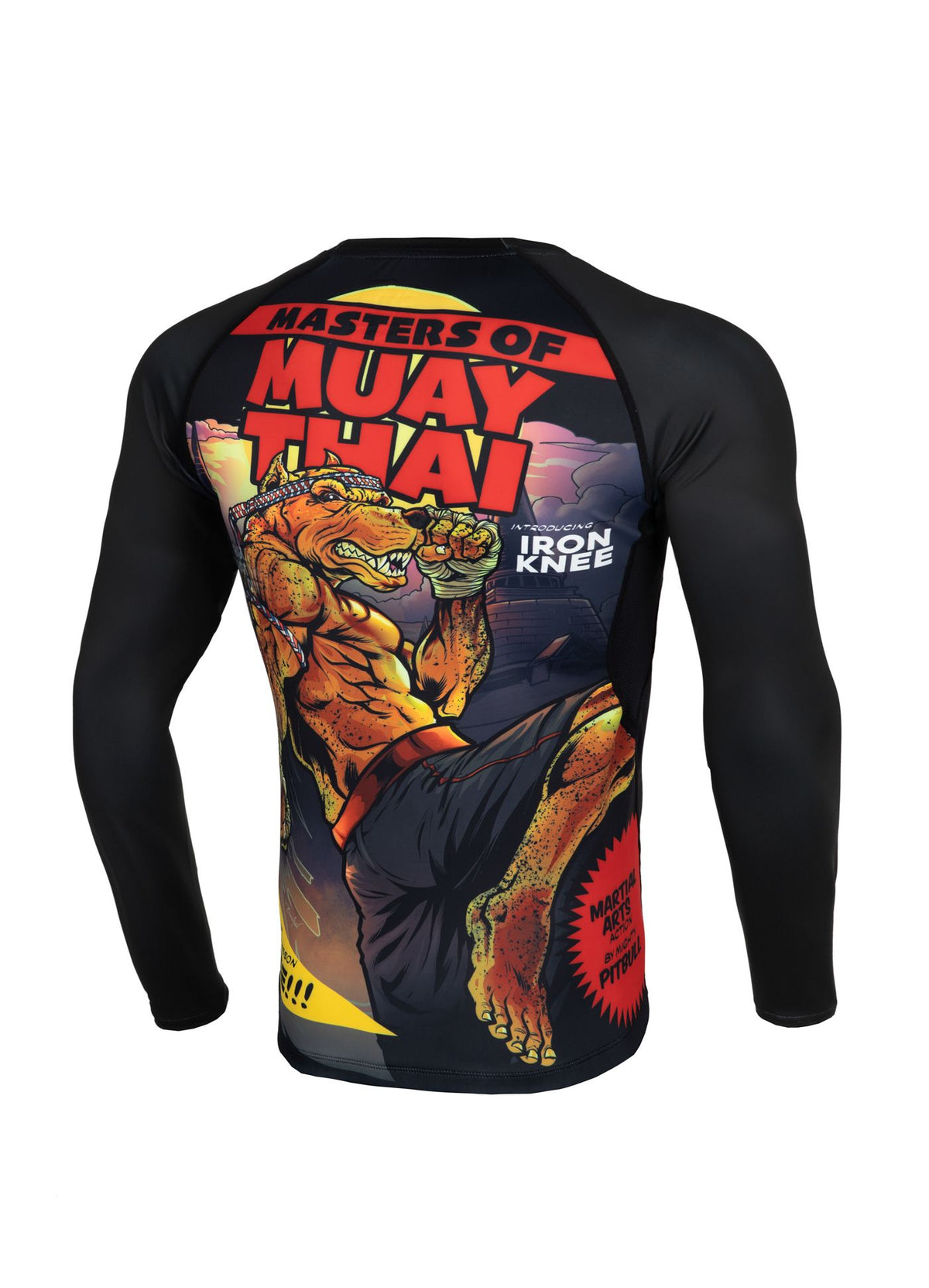 Longsleeve Rashguard Performance Pro plus Masters of Muay Thai - Pitbull.eu
