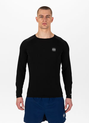 Langarm Rashguard Performance Pro plus New Logo - Schwarz