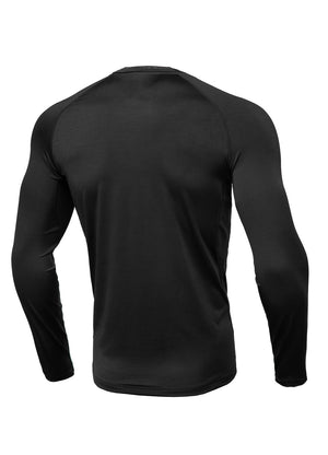 Langarm Rashguard Performance Pro plus New Logo - Schwarz