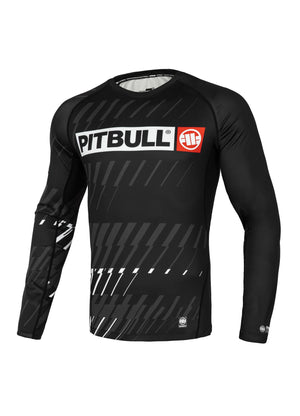 Langarm Rashguard Street Dog - Schwarz