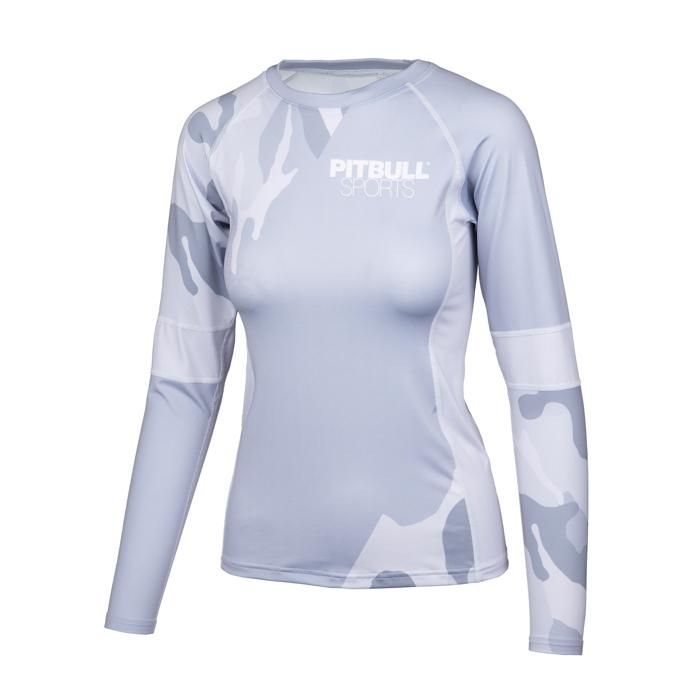 Weiße Camo Damen Rashguard Langarm