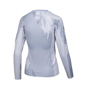 Weiße Camo Damen Rashguard Langarm