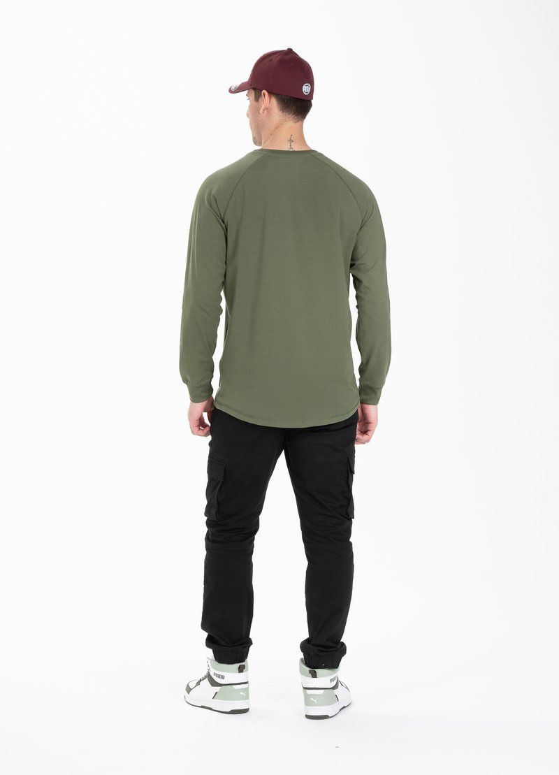 Langarmshirt Spandex Kleines Logo