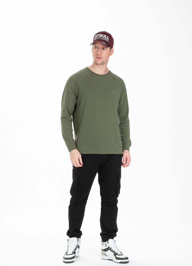 Langarmshirt Spandex Kleines Logo
