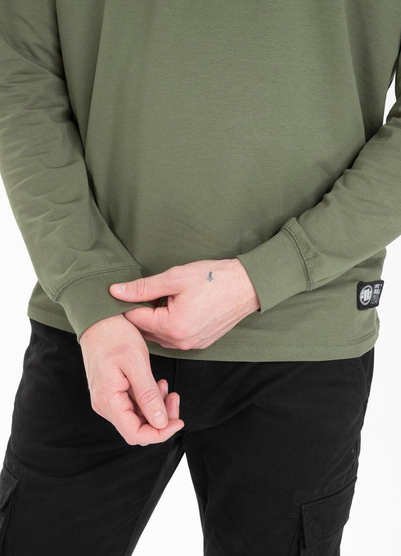 Langarmshirt Spandex Kleines Logo