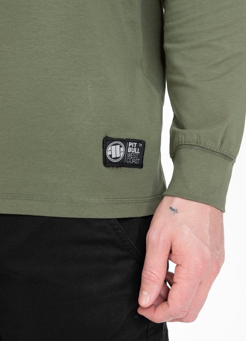Langarmshirt Spandex Kleines Logo