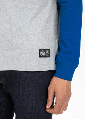 Langarmshirt mit Kapuze, Garment Washed Raglan, kleines Logo