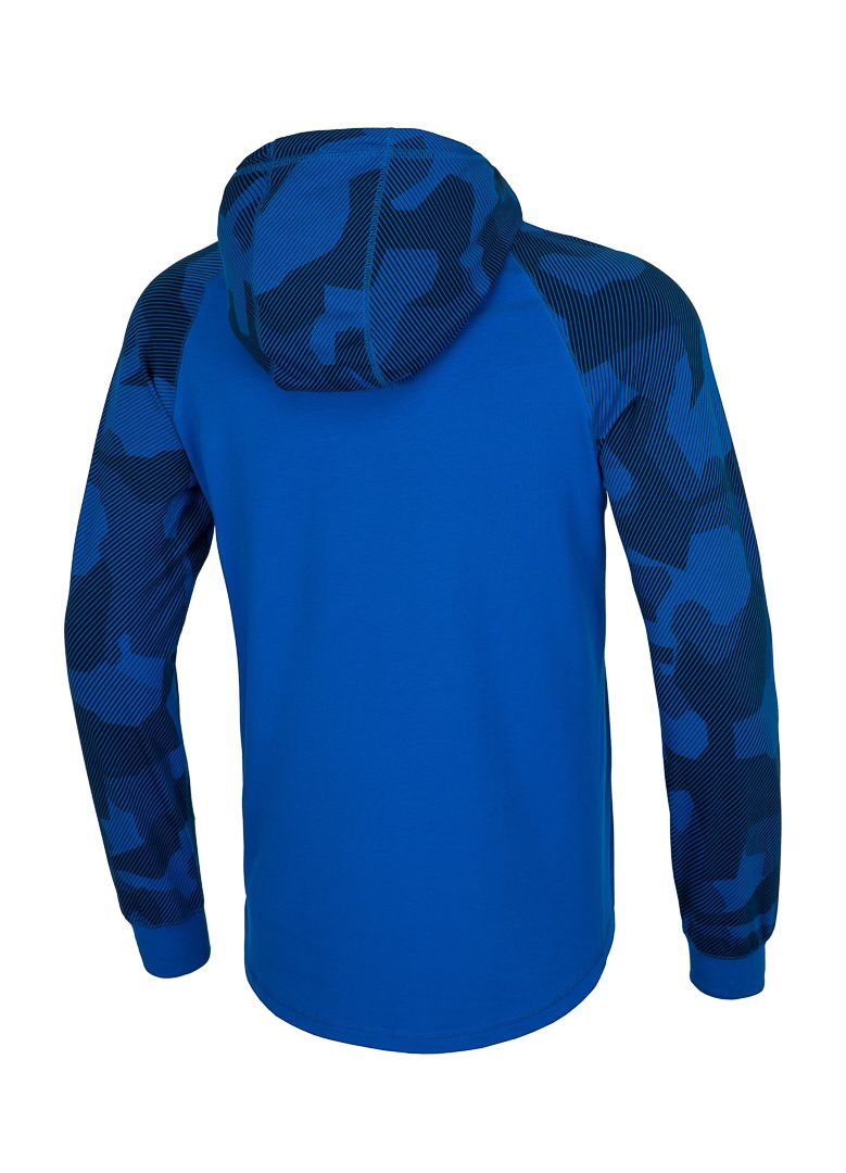 Kapuzen-Longsleeve Heavyweight Spandex HILLTOP Blue Dillard