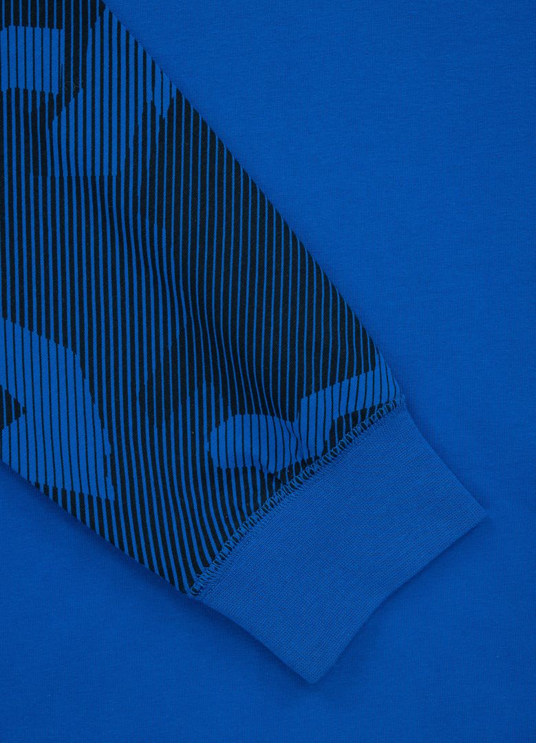 Kapuzen-Longsleeve Heavyweight Spandex HILLTOP Blue Dillard