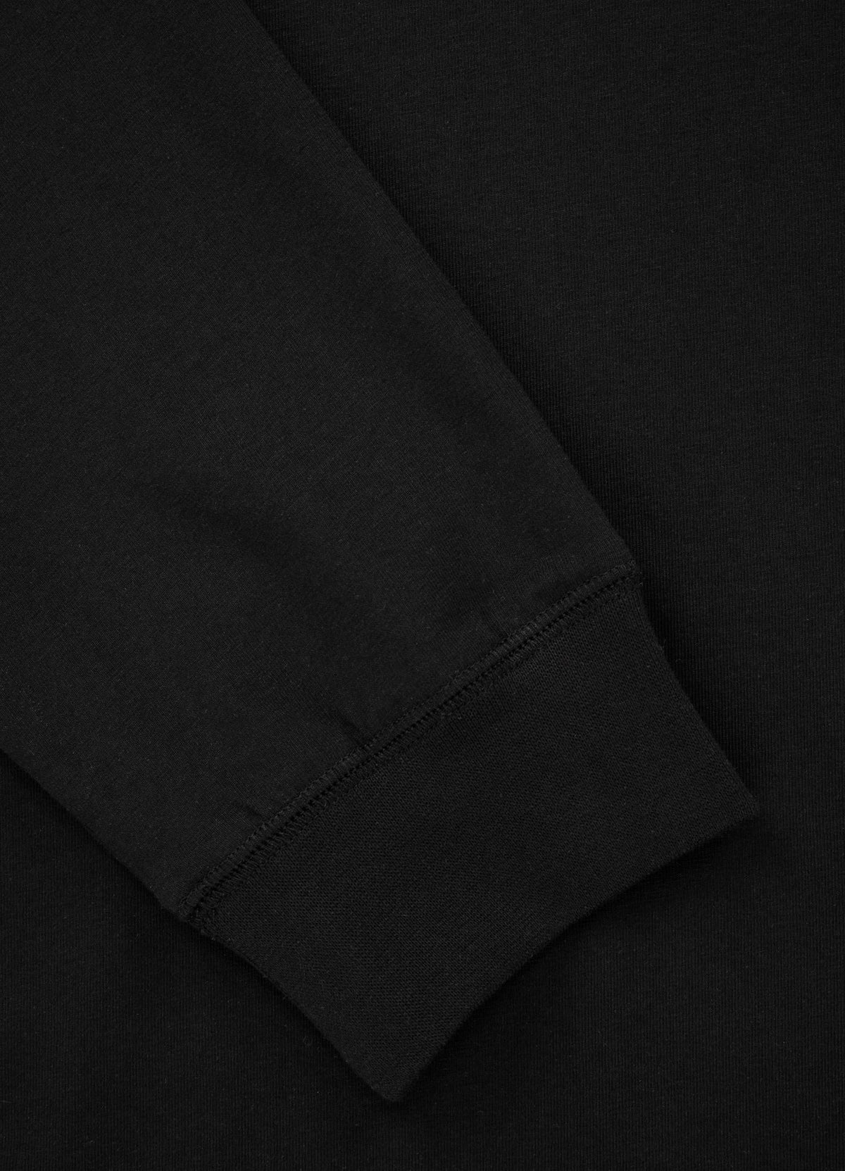 Kapuzen-Longsleeve Heavyweight Spandex HILLTOP Schwarz