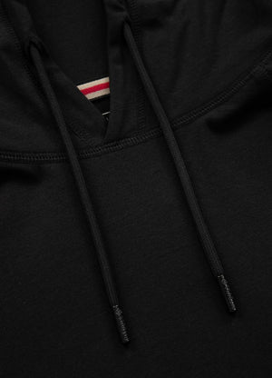 Langarmshirt mit Kapuze Mercado Small Logo - Schwarz