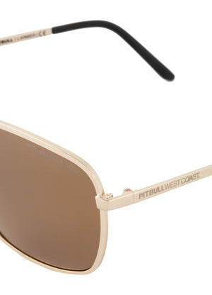 Sonnenbrille Larmier - Gold/Braun