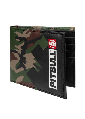 Ledergeldbörse Roswell Cros Camo Woodland - Woodland Camouflage