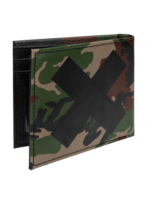 Ledergeldbörse Roswell Cros Camo Woodland - Woodland Camouflage