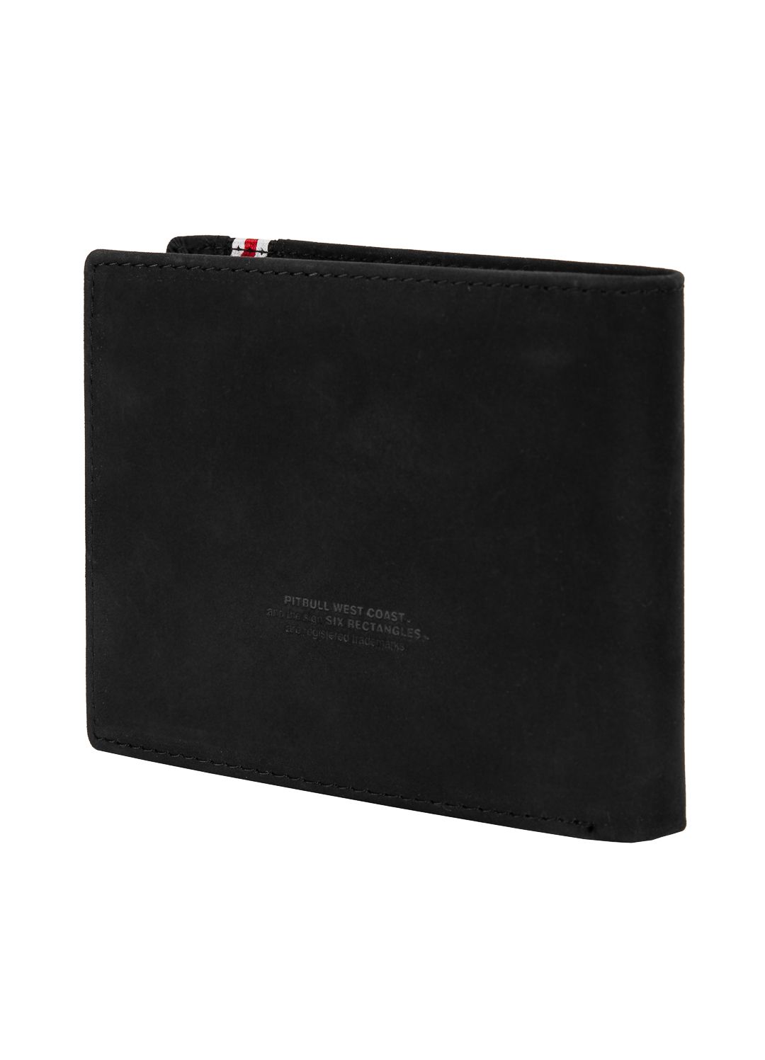 LEDERBRIEFTASCHE LIN HOLZ Schwarz