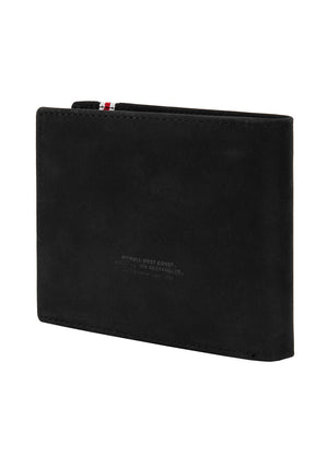 LEDERBRIEFTASCHE LIN HOLZ Schwarz