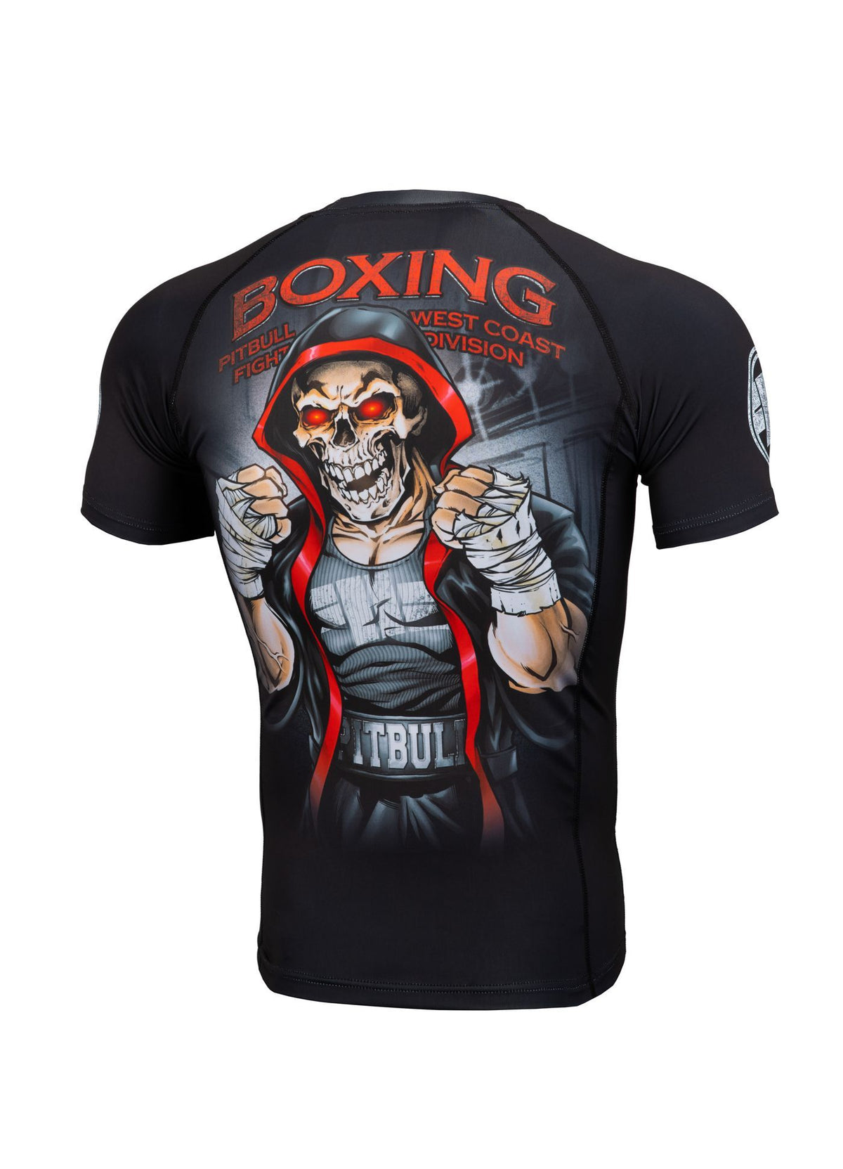 RASHGUARD BOXEN SCHWARZ