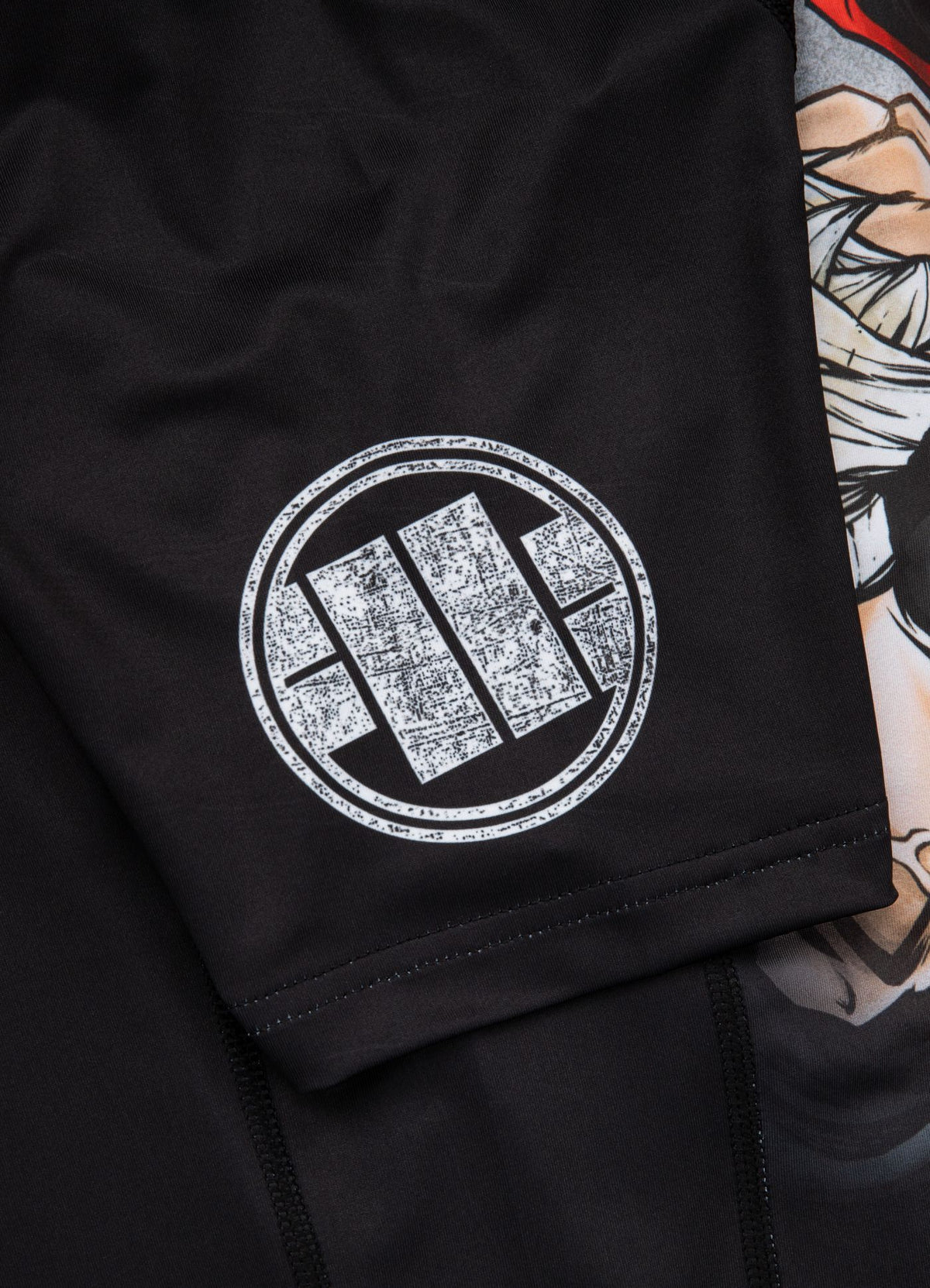 RASHGUARD BOXEN SCHWARZ