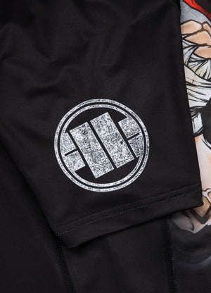 RASHGUARD BOXEN SCHWARZ
