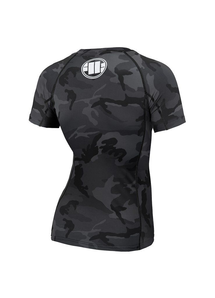 Women's Rashguard All Black Camo