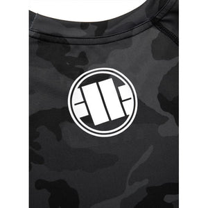 Women's Rashguard All Black Camo