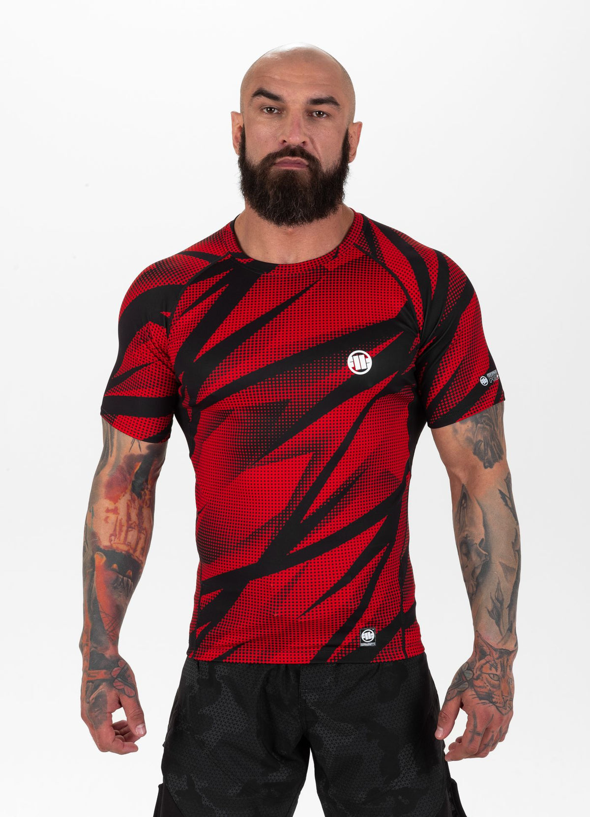 Rashguard Dot Camo II - Rot