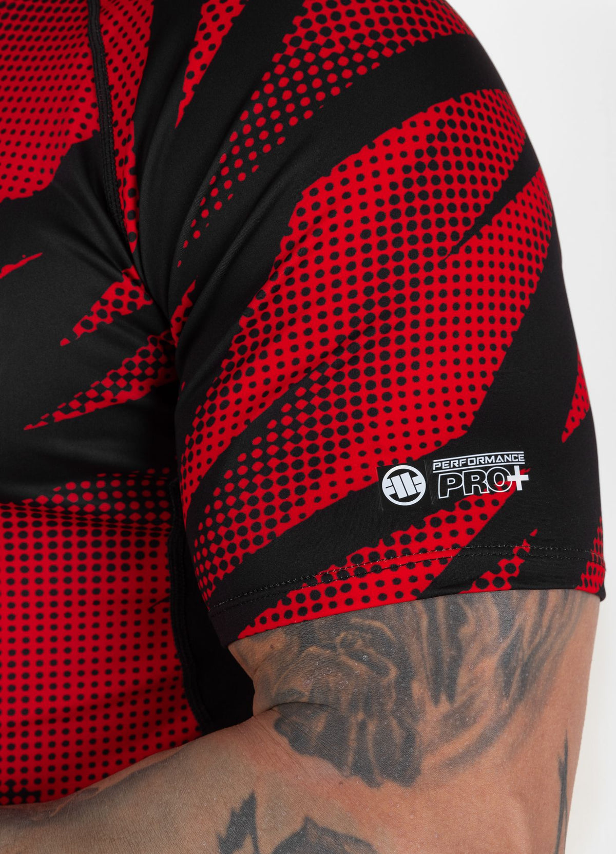 Rashguard Dot Camo II - Rot