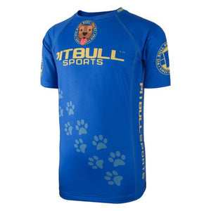 Kurzarm-Rashguard für Kinder LITTLE PB Blau