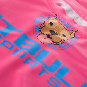 Kurzarm-Rashguard für Kinder LITTLE PB Pink