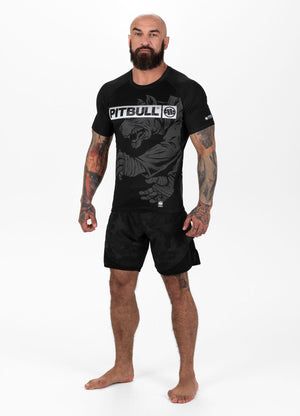 T-Shirt Rashguard Masters Of BJJ Hilltop - Schwarz