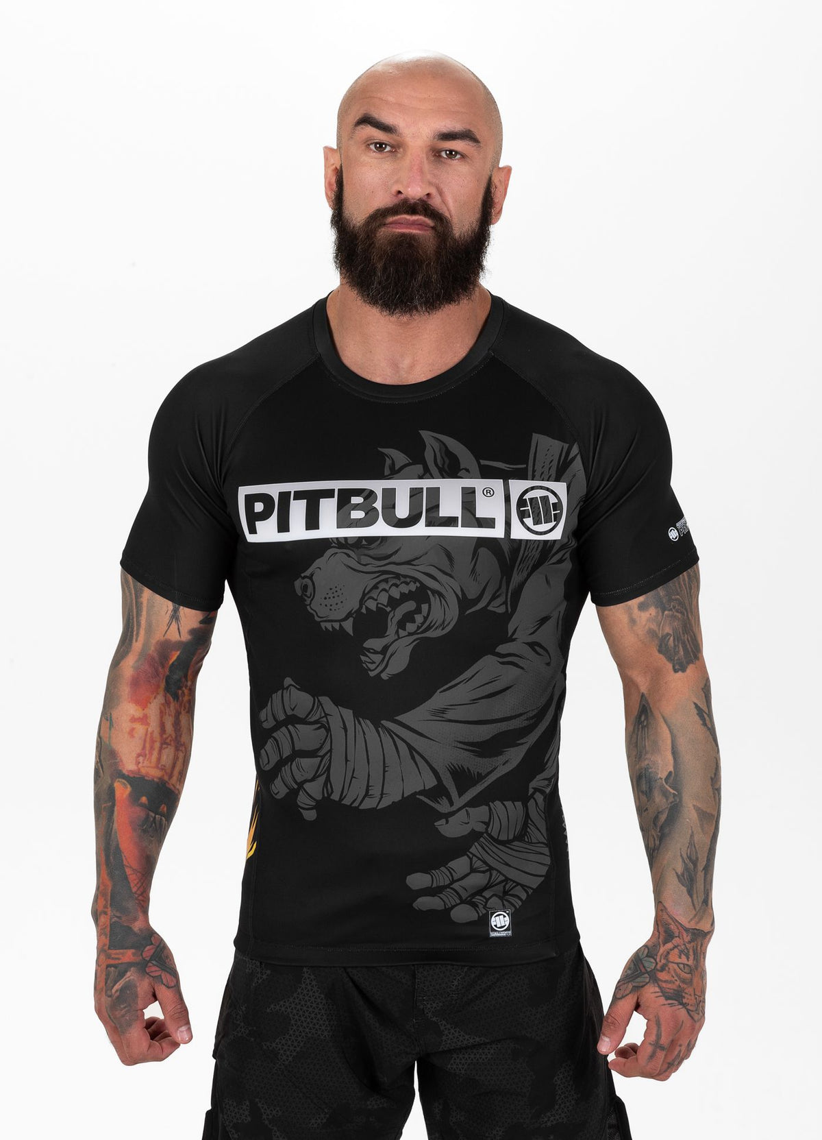 T-Shirt Rashguard Masters Of BJJ Hilltop - Schwarz