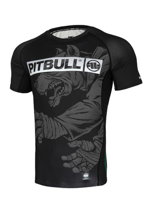 T-Shirt Rashguard Masters Of BJJ Hilltop - Schwarz