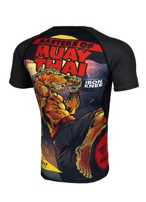 MUAY THAI HILLTOP Schwarzer Rashguard