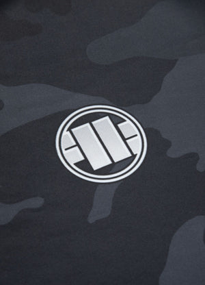 Rashguard Performance Pro plus All Black Camo Small Logo - Pitbull.eu