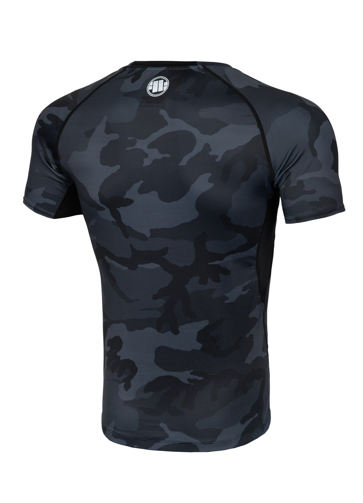 Rashguard Performance Pro plus All Black Camo Small Logo - Pitbull.eu