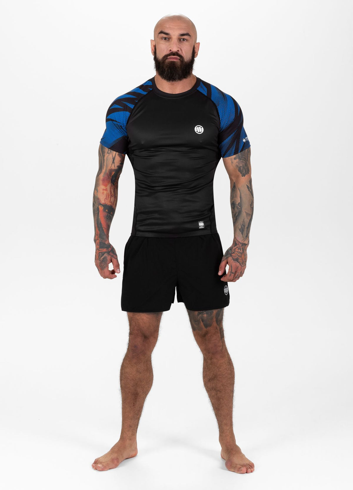 T-Shirt Rashguard Performance Pro plus Gürtel New Logo - Blau