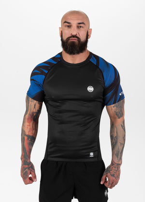 T-Shirt Rashguard Performance Pro plus Gürtel New Logo - Blau