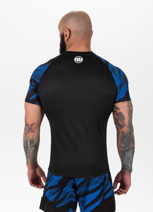 T-Shirt Rashguard Performance Pro plus Gürtel New Logo - Blau