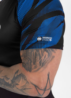 T-Shirt Rashguard Performance Pro plus Gürtel New Logo - Blau