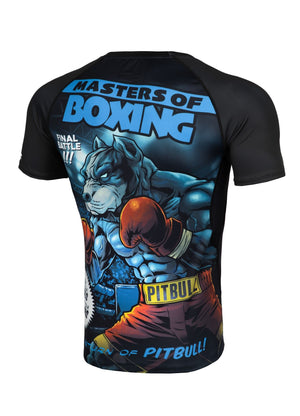 Rashguard MASTER OF BOXING Schwarz