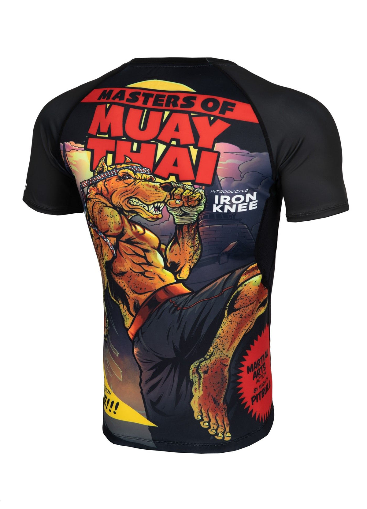 Rashguard MASTER OF MUAY THAI Schwarz