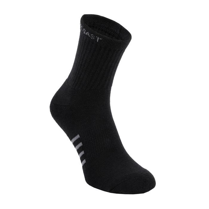 Dünne Knöchelsocken High Ankle 3er-Pack - Schwarz