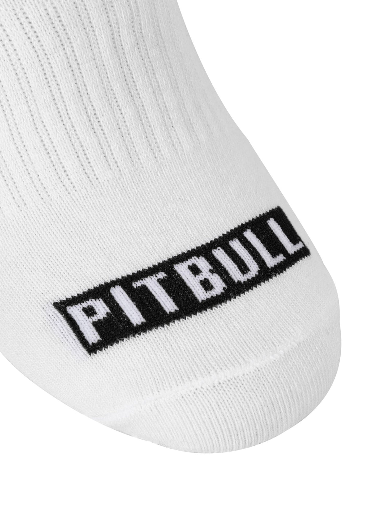 Dünne Socken High Ankle Pitbull 3er-Pack - Weiß