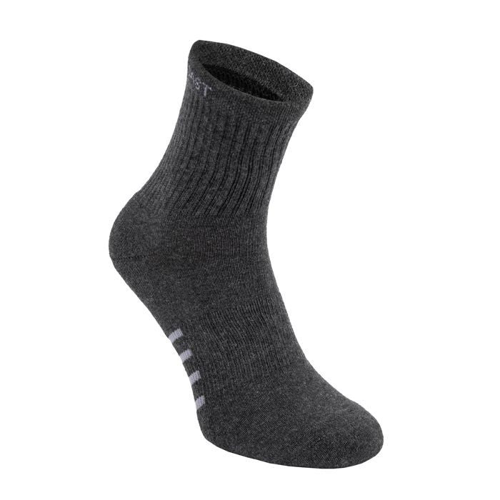 Hohe Knöchelsocken High Ankle 3er-Pack - Anthrazit